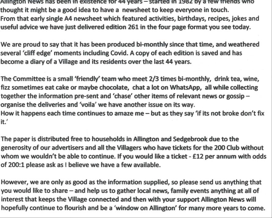 Allington news
