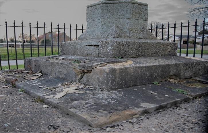 market cross close-up